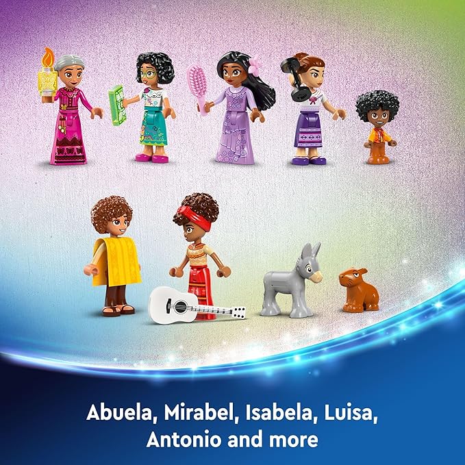 LEGO Disney Encanto The Magical Madrigal House Toy Building Playset for Kids Mirabel Princess Doll Figure Disney Toy for Girls and Boys Ages 7 and Up Fun Construction Encanto Set 43245