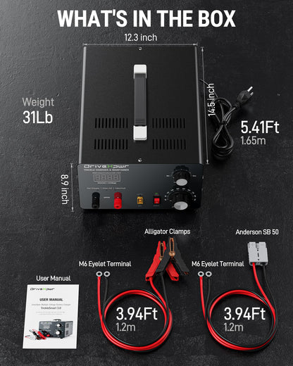 Adjustable Battery Charger 6V 8V 12V 24V 36V 48V 60V 72V 84V 96V,18A Automatic Battery Maintainer,Battery Desulfator Maintainer for Lead-Acid LiFePO4 Lithium,Suit Automotive Golf Cart Truck Mower(X50)