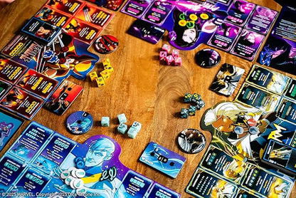 Marvel X-Men Dice Throne Box 1 4 Hero Box Featuring Wolverine Iceman Psylocke &amp Storm Competitive Dice Board Game Stand-Alone &amp Cross Compatible with All Dice Throne Heroes Officially Li