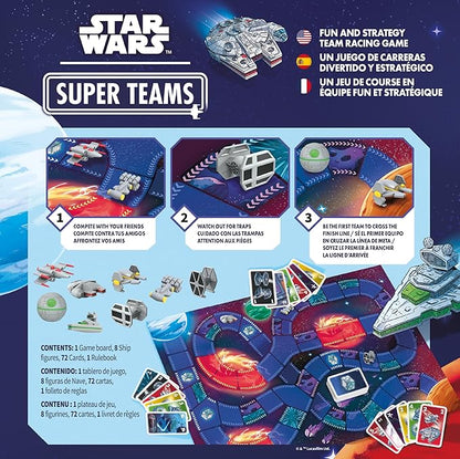 Star Wars Super Teams Board Game - Fast-Paced Strategy Race Through The Galaxy Fun for Families Kids &amp Adults Ages 7+ 2-4 Players 30 Minute Playtime Made by Zygomatic