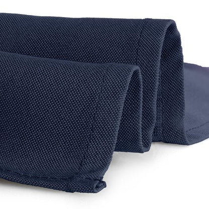 Gee Di Moda Rectangle Tablecloth - 90 x 156 Inch Navy Blue Table Cloth for 8 Foot Tables with Floor-Length Drop - Heavy Duty Washable Fabric for Holiday Party, Dinner, Weddings & Baby Shower