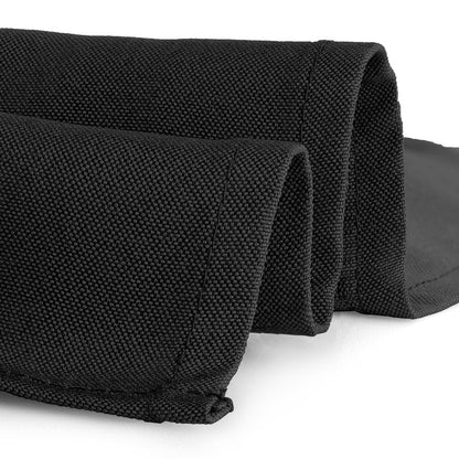 Gee Di Moda Rectangle Tablecloth - 90 x 156 Inch Black Table Cloth for 8 Foot Tables with Floor-Length Drop - Heavy Duty Washable Fabric for Holiday Party, Dinner, Weddings & Baby Shower