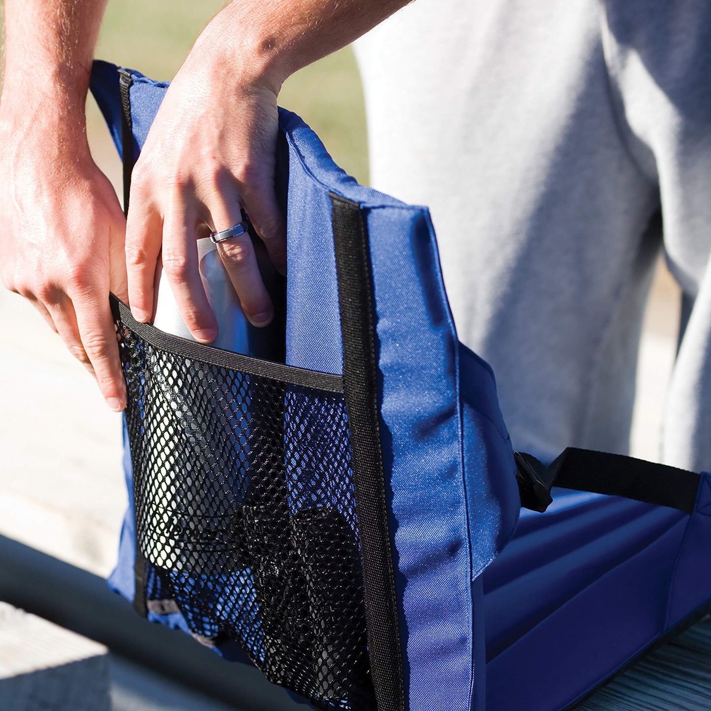 Coleman Portable Stadium Seat | Bleacher Cushion with Backrest | Lightweight Padded Seat Cushion