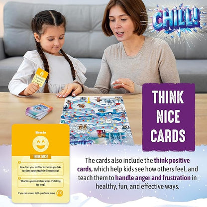 CHILL Anger Management for Kids Ages 5-9 Therapy Games Social Emotional Learning Fun Social Skills Board Game for Therapists &amp Families
