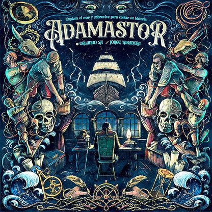 Adamastor Board Game - Hand &amp Tableau Management Strategy Game Set in The Age of Discovery Story-Driven Family Fun for Kids &amp Adults Ages 14+ 1+ Players 30 Minute Playtime