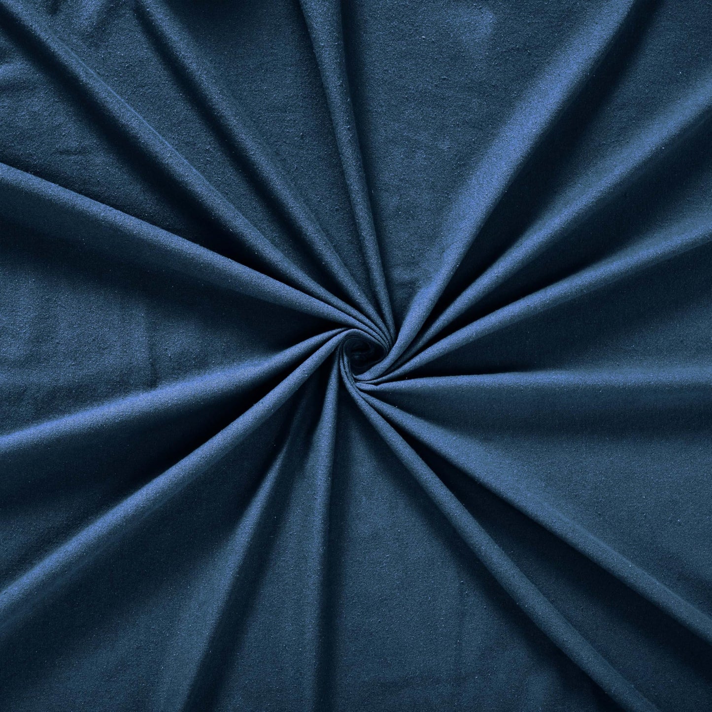 Superior Paisley or Solid Flannel Cotton Sheet Set, Fuzzy Warm Sheets, Traditional Bohemian Bedding, Includes 1 Flat Sheet, 1 Elastic Deep Pocket Fitted Sheet, 1 Pillowcase, Twin XL, Navy Blue