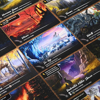 Northstar Game Studio Nature Board Game Expansion Module 3: Natural Disasters | Adapt Species in a Changing Environment | Strategy Game for Adults Teens Families and Solo | 1-4 Players Age 10+