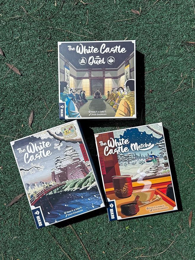 Devir - The White Castle: Duel Board Game Two Player Strategy Euro Game Set in Feudal Japan for Adults &amp Teens Age +10 2 Players 30 Playtime Muti-Language