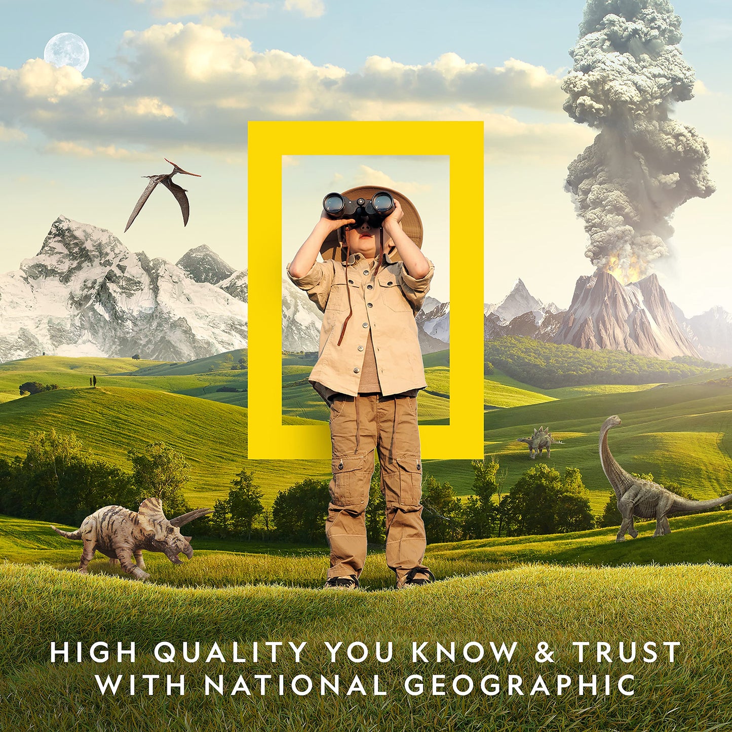 National Geographic Stunning Chemistry Set - Mega Science Kit with 45 Easy Experiments- Make a Volcano and Launch a Rocket, STEM Projects for Kids Ages 8-12, Science Toys (Amazon Exclusive)
