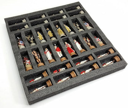 HPL American Revolution/Revolutionary/Independance War Chess Men Set- NO Board
