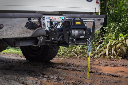 Champion Power Equipment 12,000-lb.Truck/SUV Synthetic Rope Winch Kit with Speed Mount