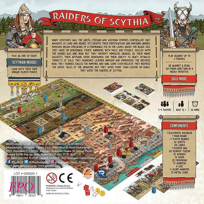 Renegade Game Studios Raiders of Scythia: Strategy Board Games Ages 12+ 1-4 Players
