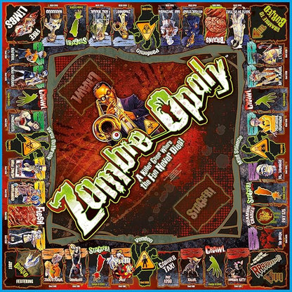 Zombie-Opoly Board Game