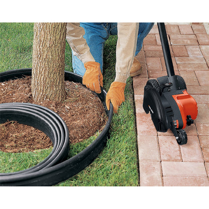 BLACK+DECKER Lawn Edger Trencher 2 in 1, 12 Amp 7.5 in. Electric Edger Lawn Tool for Landscaping and Trench Digger, 3 Height Settings, Corded (LE760FF)
