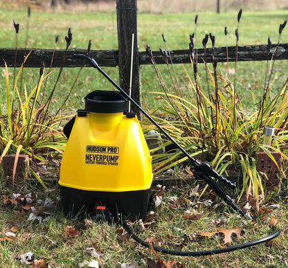 HUDSON 19001 4 Gallon NeverPump Bak-Pak Sprayer, Yellow