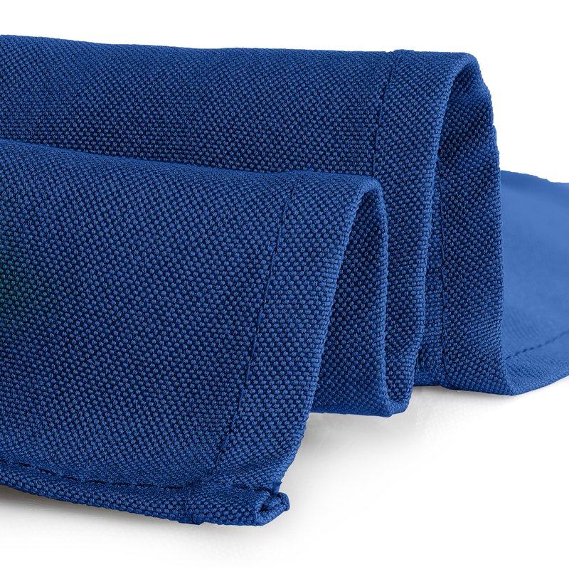 Gee Di Moda Square Tablecloth - 70 x 70 Inch Royal Blue Table Cloth for Medium Square or Round Tables - Heavy Duty Washable Fabric - for Buffet Table, Holiday Party, Dinner, Wedding & Baby Shower
