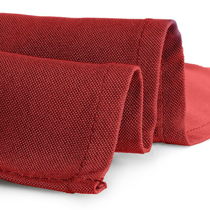 Gee Di Moda Rectangle Tablecloth - 90 x 132 Inch Red Table Cloth for 6 Foot Tables with Floor-Length Drop - Heavy Duty Washable Fabric for Holiday Party, Dinner, Weddings & Baby Shower