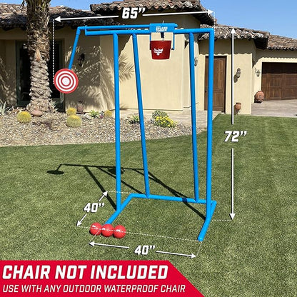 GoSports Splash Tower Water Dunk Game - Water Soaking Dunk Tank for Kids &amp Adults