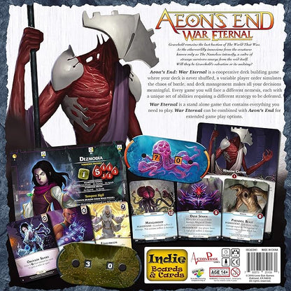 Aeon's End War Eternal - Cooperative Sci-Fi Fantasy Strategy Deck-Building Board Game for 1-4 Players Ages 14+ 60 Minute Playtime By Indie Boards and Cards