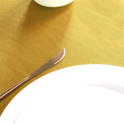 sancua Rectangle Tablecloth - 90 x 156 Inch - Water Resistant Spill Proof Washable Polyester Table Cloth, Decorative Fabric Table Cover for Dining Tables, Buffet Parties and Camping, Yellow