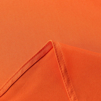 sancua Rectangle Tablecloth - 54 x 108 Inch - Stain and Wrinkle Resistant Washable Polyester Table Cloth, Decorative Fabric Table Cover for Dining Tables, Buffet Parties and Camping, Orange