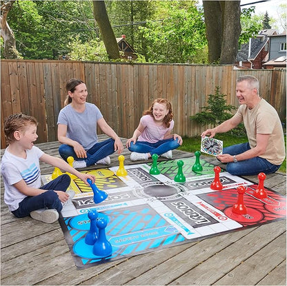 Giant Sorry Classic Family Board Game Indoor Outdoor Retro Party Activity Summer Toy with Oversized Gameboard for Adults and Kids Ages 6 and up