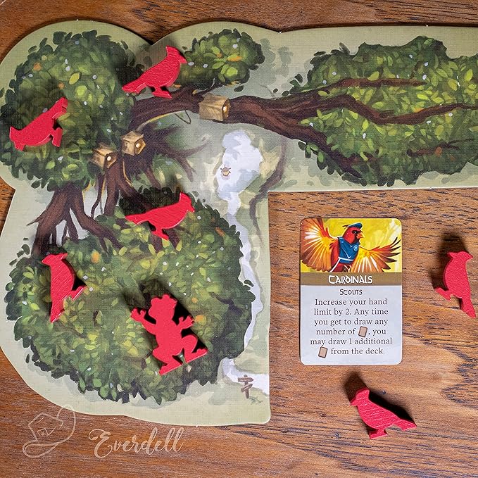 Everdell: Bellfaire Expansion – Board Game Add-On for 5–6 Players with Player Powers New Market Board &amp Special Event Cards – Requires Everdell Base Game