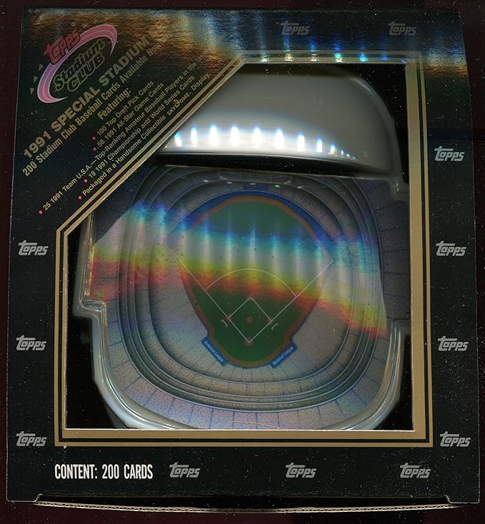 Topps 1991 Stadium Club Baseball Set - Skydome