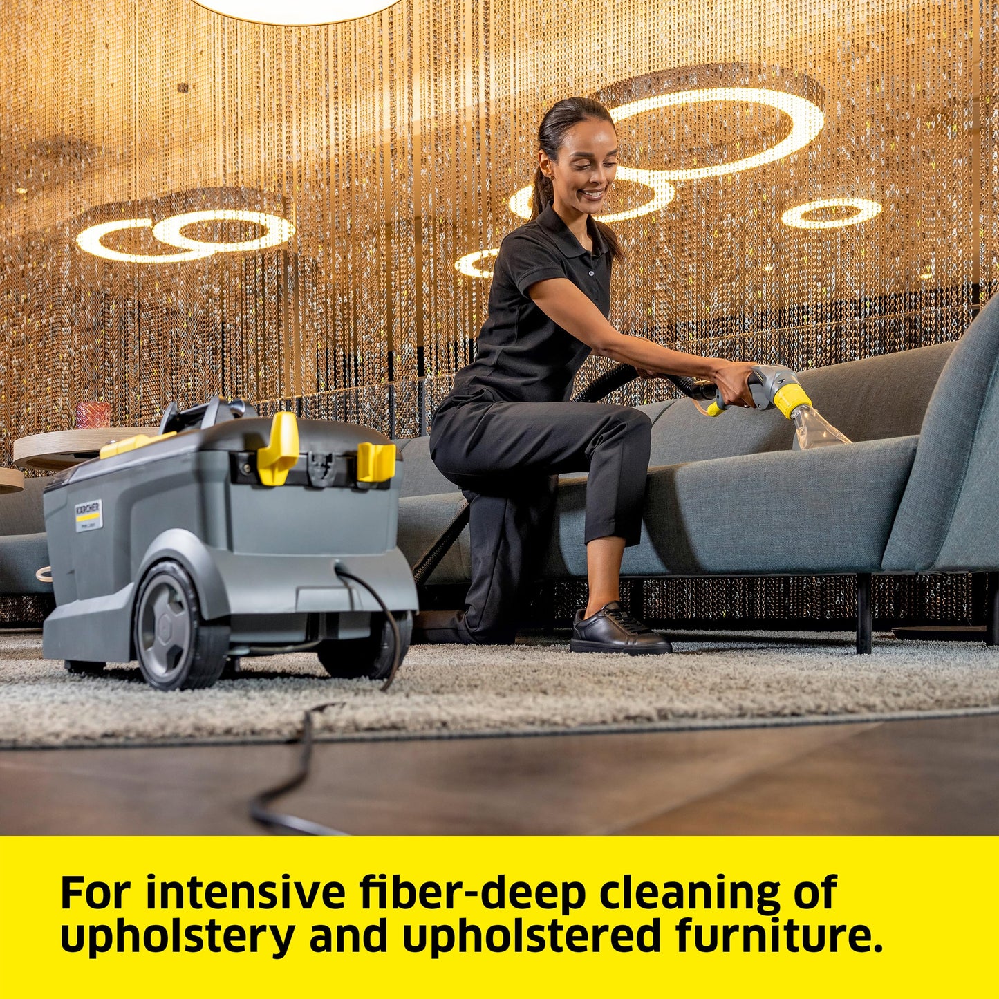 Kärcher Puzzi 10/1 Commercial Carpet Extractor 12.5 PSI - Spot Cleaner, Stain Remover, Area Rugs, Car and Auto Detailing, Carpet and Upholstery Cleaner - Onboard Accessory Storage - 4.9 Gallon