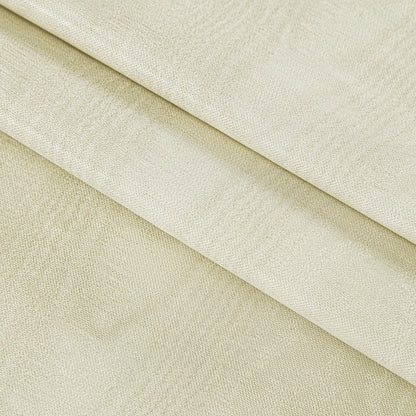 Newbridge Vinyl Flannel Backed Tablecloth, 60 x 84 Inch Rectangle, Beige Moire Wavy Solid Design, Heavyweight Indoor Outdoor Waterproof Table Cover, Easy Care Wipe Clean