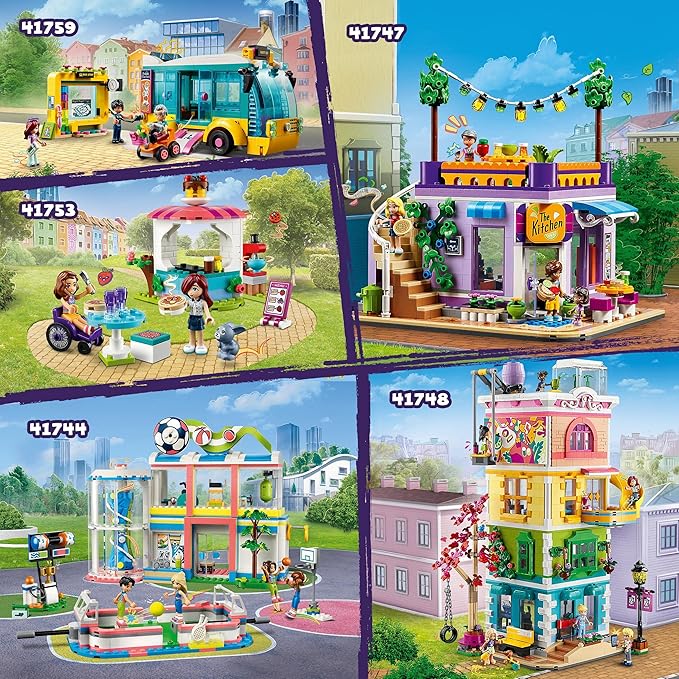 Lego Friends 41753 Pancake Shop Set Creative Toy for Boys and Girls from 6 Years with Paisley and Luna Mini Dolls and Rabbit Figure Gift for Children
