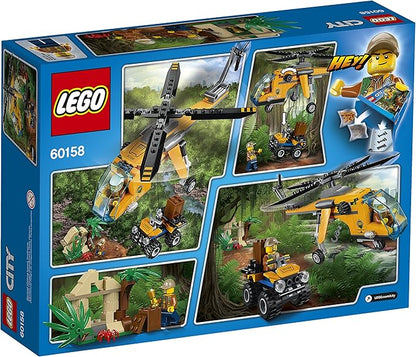 LEGO City Jungle Explorers Jungle Cargo Helicopter 60158 Building Kit (201 Piece)